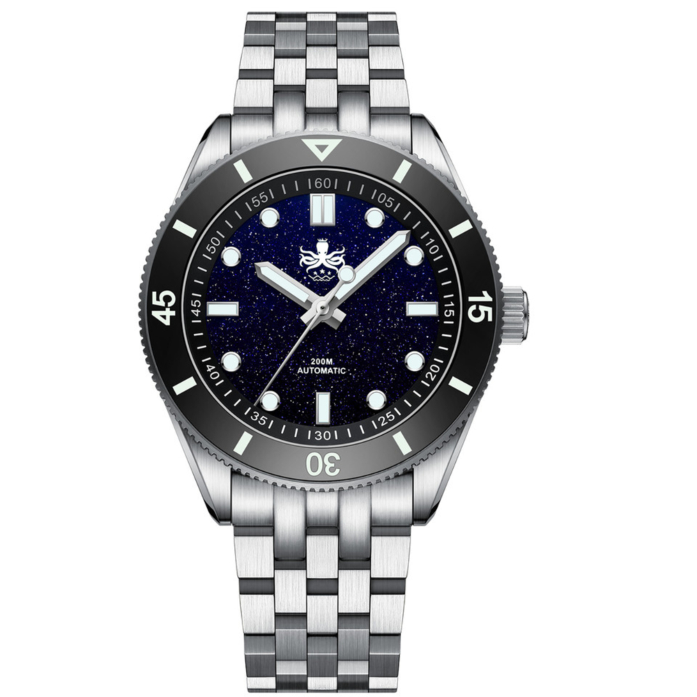 포이보스 시계 Wave Master Automatic Dive Watch Dark Blue Aventurin No Date PY053IN 관부가세포함 : 직구24시