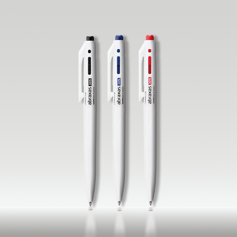 라인플러스 아브락사스 볼펜 0.5mm 국산 노크식 초저점도펜 : 동명문구라인몰