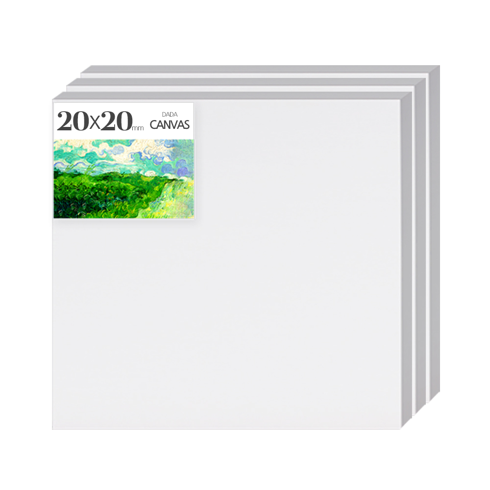 다다 면천 미술캔버스 20x20, 3입 : 주식회사 다다