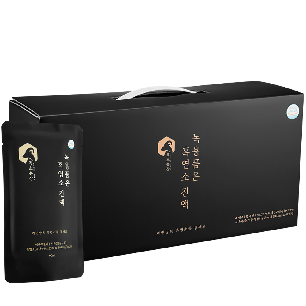 목초농장 녹용 품은 흑염소진액 90ml x 30개입 : 목초농장