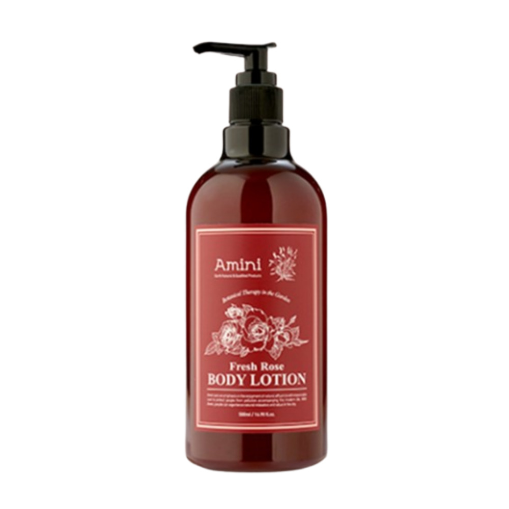 아미니 플라워 테라피 바디로션 프레쉬 로즈 500ml 호텔 향기 힐링 장미향 촉촉 : 심이오빠
