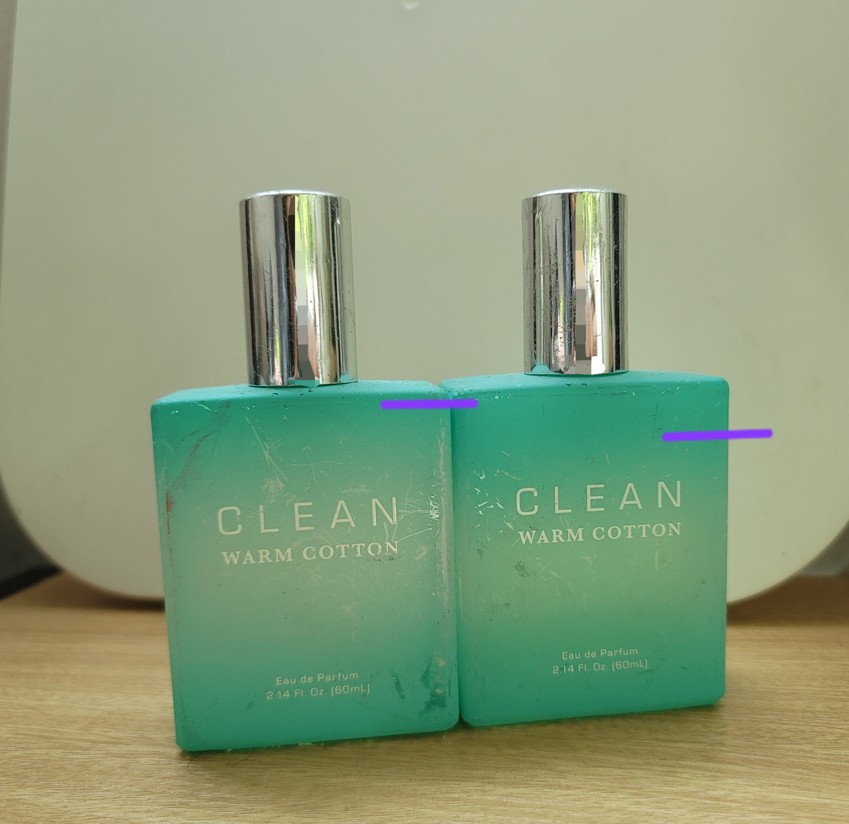 (일괄판매)클린 웜코튼 EDP 60ml+60ml 향수 : 수향수