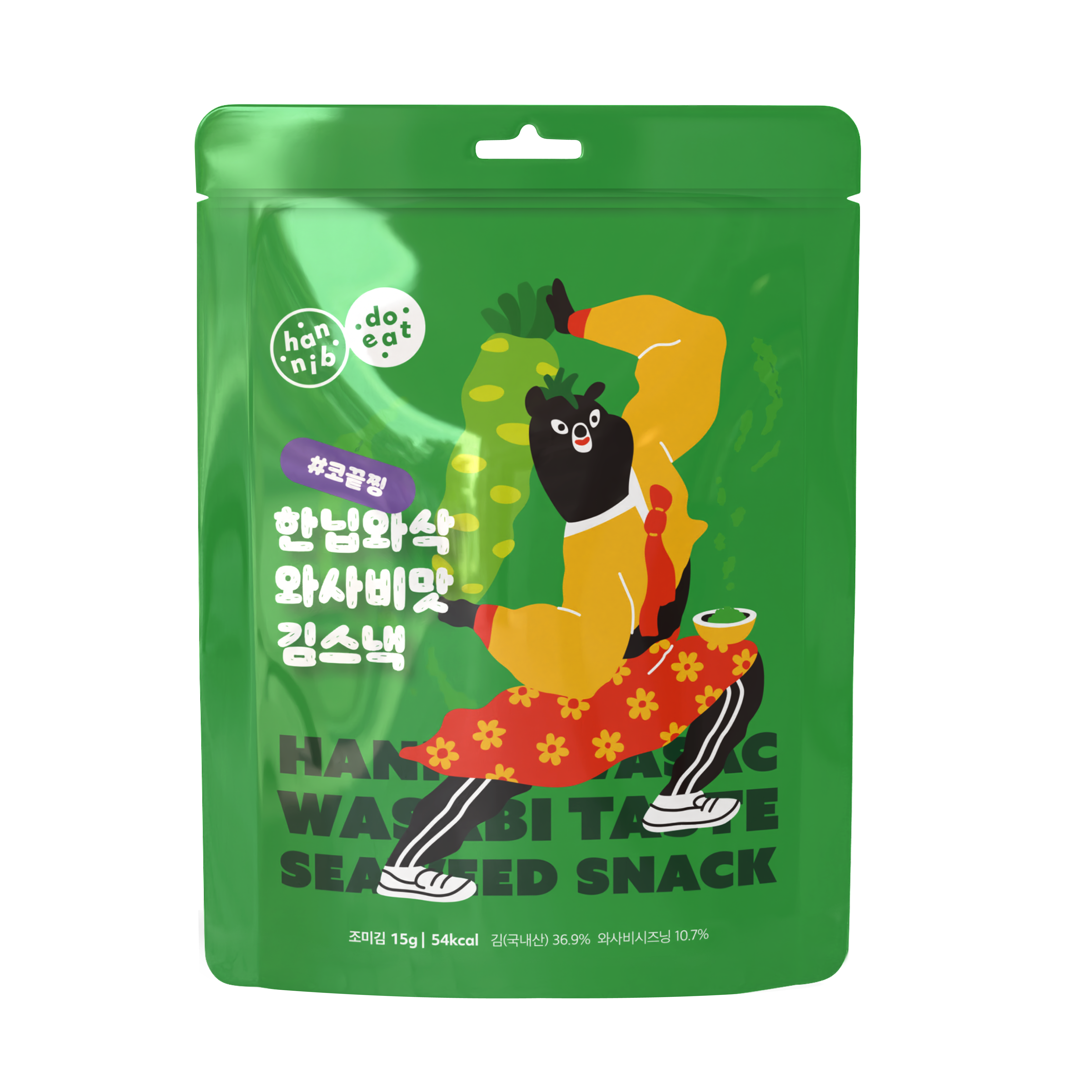 한닙와삭 스윗솔트 김스낵 15g : 한닙두잇