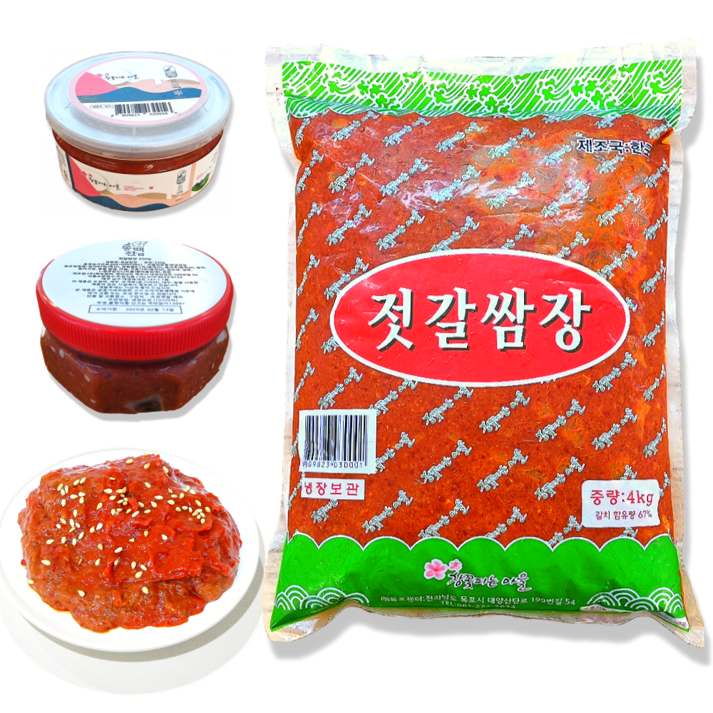 두남식품 갈치속젓 젓갈쌈장 500g 4kg 8kg 16kg 제주 강경 목포 순태젓 쌈젓 업소용 대용량 도매 : 동백찬