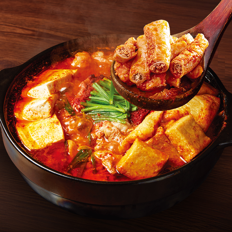 [2인분,우동면 포함] 호랑이굴 소 곱창전골 대창전골 모츠나베 술안주 캠핑 음식 밀키트 맛집 : 브레멘FNB