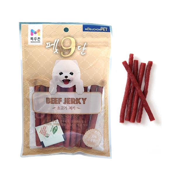 펫9단 애견 간식 져키 100g 1개 : 주식회사 바른생활