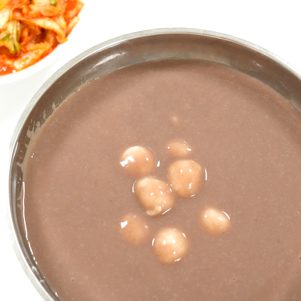 [광주 무등콩물]동지죽 팥죽 팥 칼국수 맛집 새알 옹심이 밀키트 택배 : 인생식당