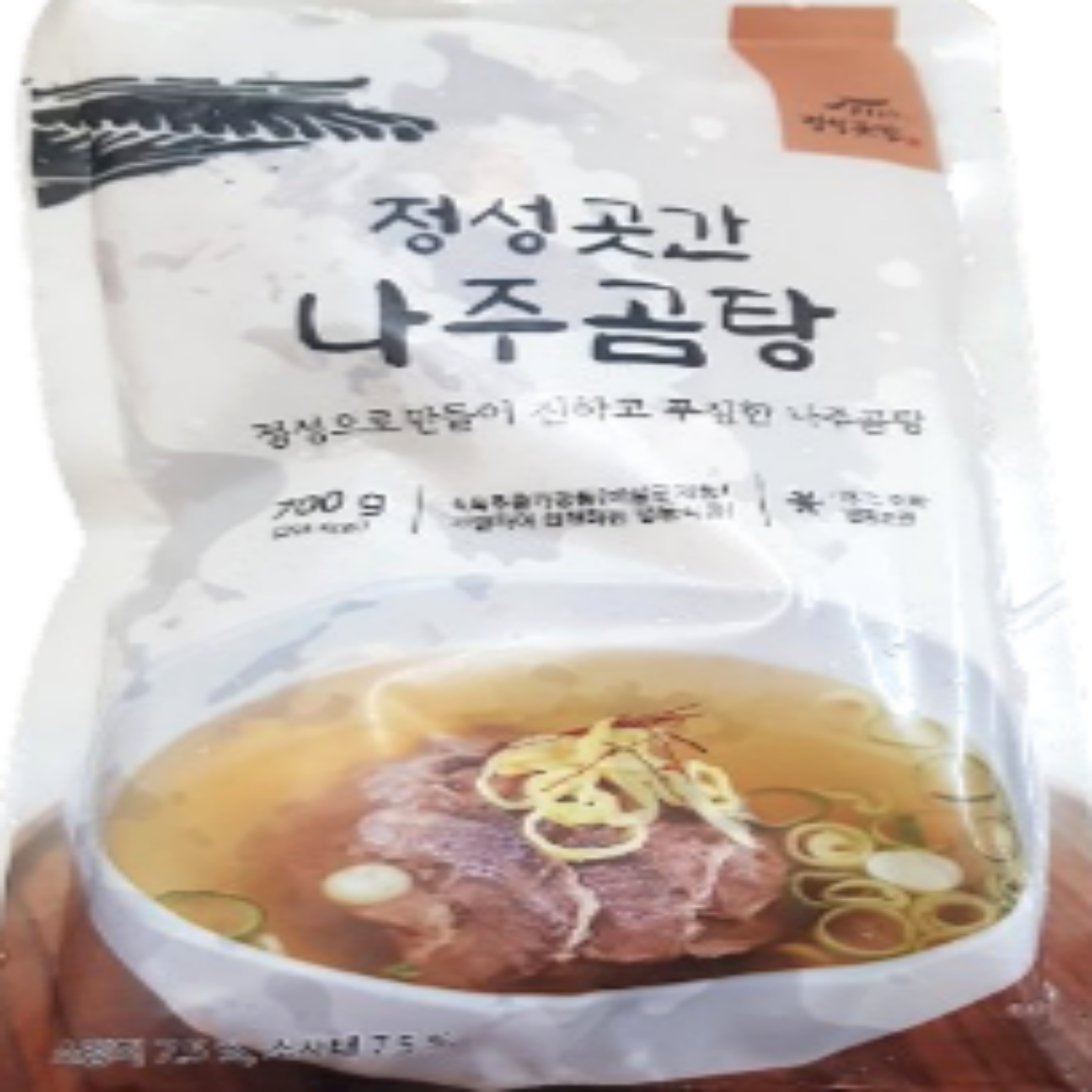 강순의 정성곳간 나주곰탕 11팩 (7.7kg) : 엘로컴