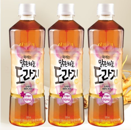 빙그레 맑은하늘 도라지차 500ml 20개 : 파트라슈유통