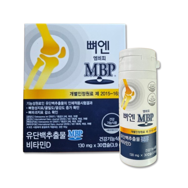 주영엔에스 뼈엔 엠비피 MBP 130mg x 30캡슐 x 6개 : 주식회사 제이제이몰