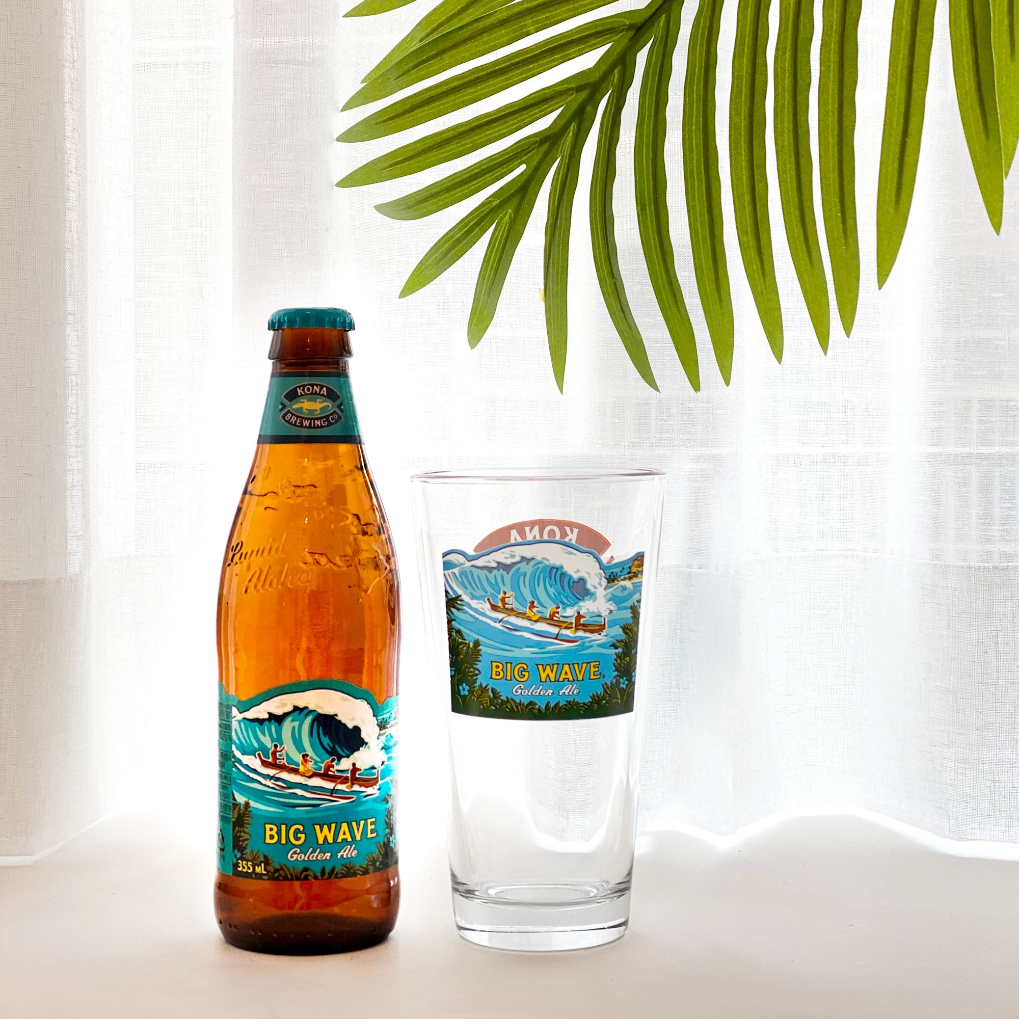 빅웨이브 전용잔 맥주잔 맥주컵 코나브루잉 KONA BIGWAVE 420ml : 마이비어 온라인몰