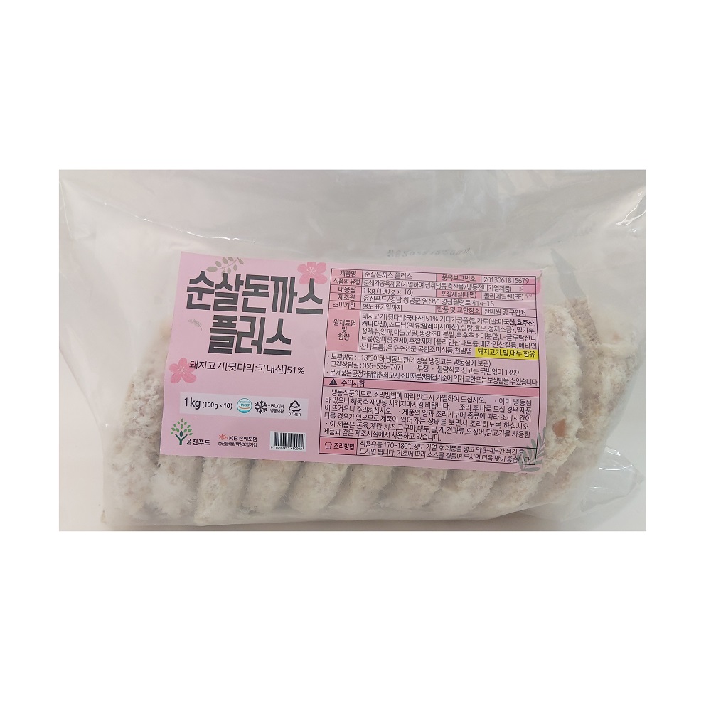 윤진푸드 순살돈까스 1kg : FOOD파트너스