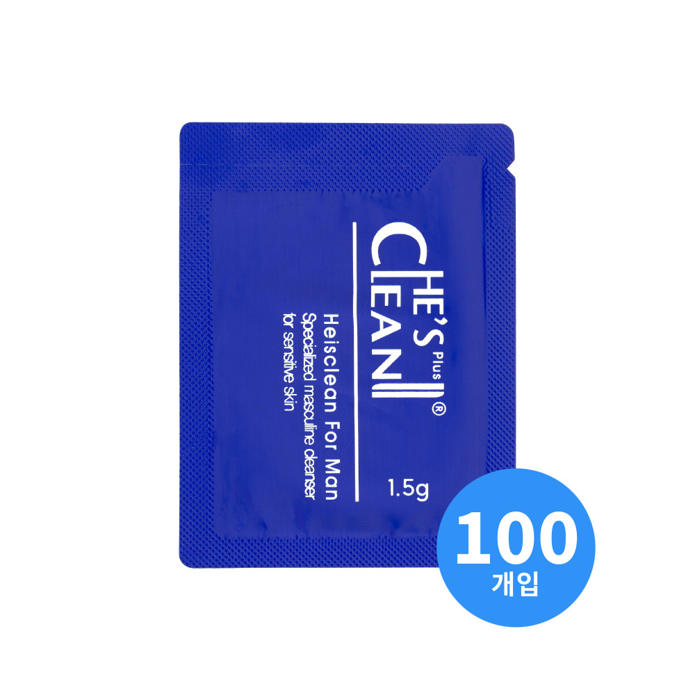 히즈클린 포맨 남성청결제 파우치 1.5g x 100개 : 휴먼큐어