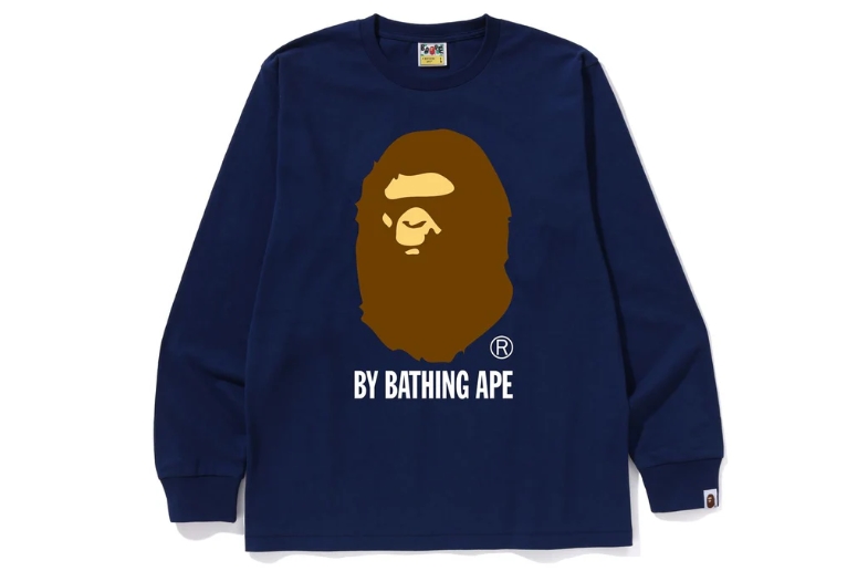 [베이프정품] 긴팔티 베이프 바이 베이싱 에이프 롱 슬리브 티 BAPE BY BATHING APE LS TEE : 재팬베이프스토어