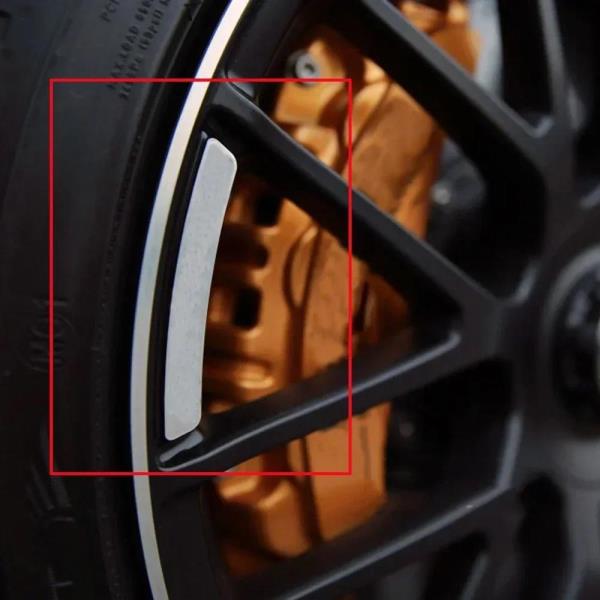 BRABUS 휠 아이브로우 스티커 트림, AMG 허브 메르세데스 벤츠 A, C, E, G 클래스용, 4 개 : 오션글로벌1