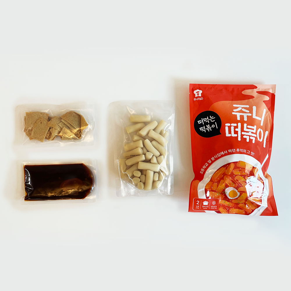 쥬니떠볶이(갈현동 떡볶이) 밀키트 기본 555g : 갈현동 떡볶이