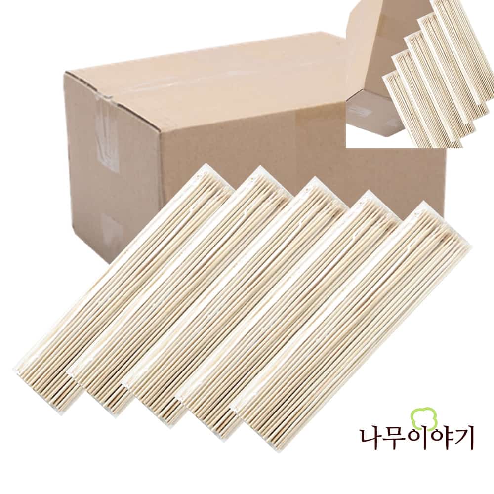 팔햐 나무이야기 오뎅꽂이 40cm x 100P 40매입 어묵 꽂이 대나무 꼬치 다용도 : 8HA상점