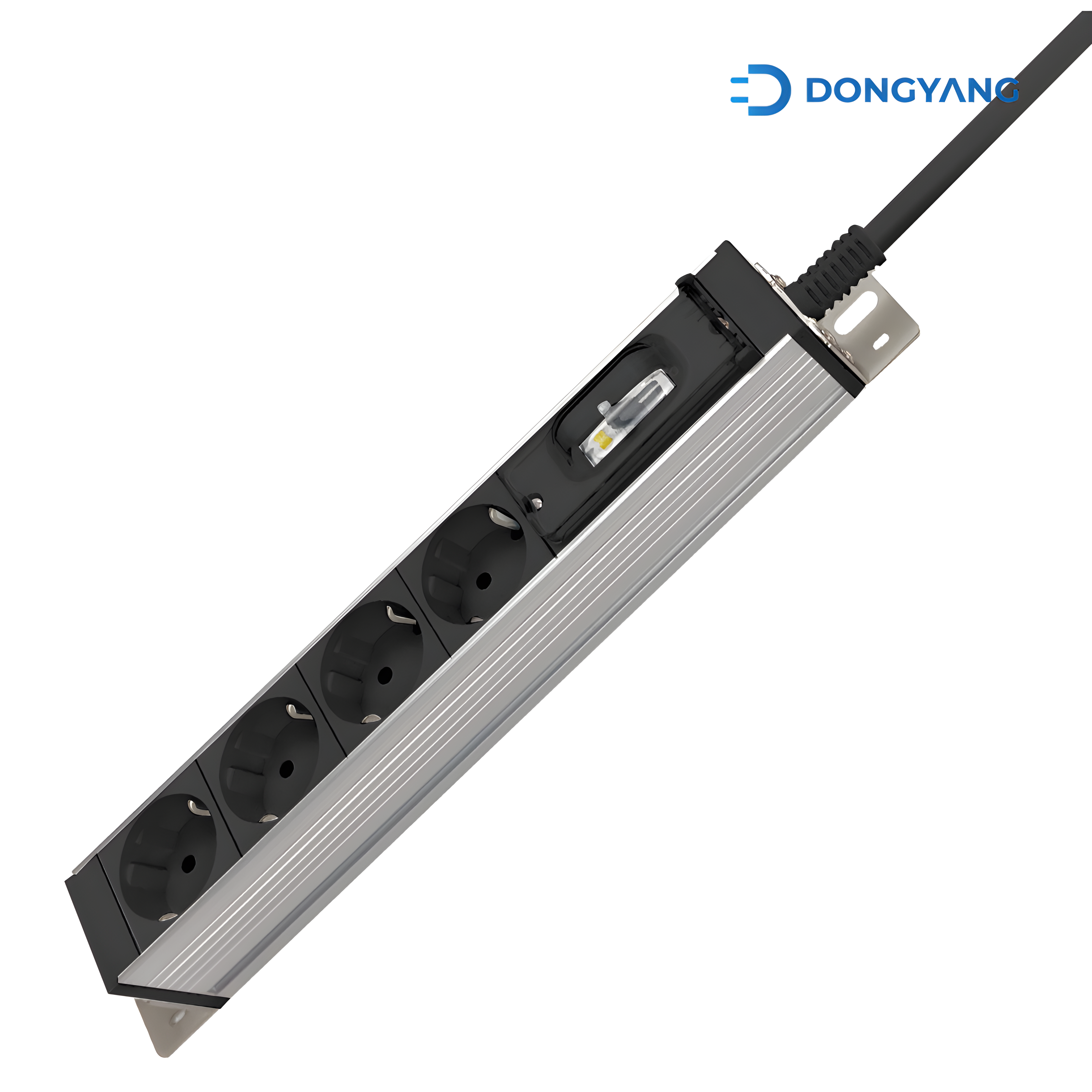 국산 누전차단 4000W 고용량 멀티 콘센트 애니탭 4구 1.5M 알루미늄 멀티탭 서버탭 : 동양전자산업 스토어