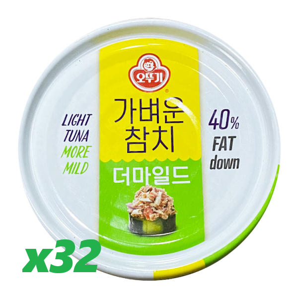 오뚜기 가벼운참치 더마일드135g x 32개 / : 오뚜기 다모아