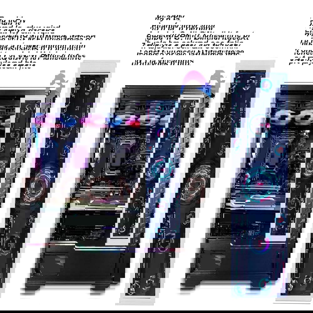 8.8인치 컴퓨터 온도 모니터 HD IPS 1920x480 PC 온도 디스플레이 미니 HDMI USB 보조 화면 PC CPU GPU RAM FPS HDD 데이터 모니터 흰색... 