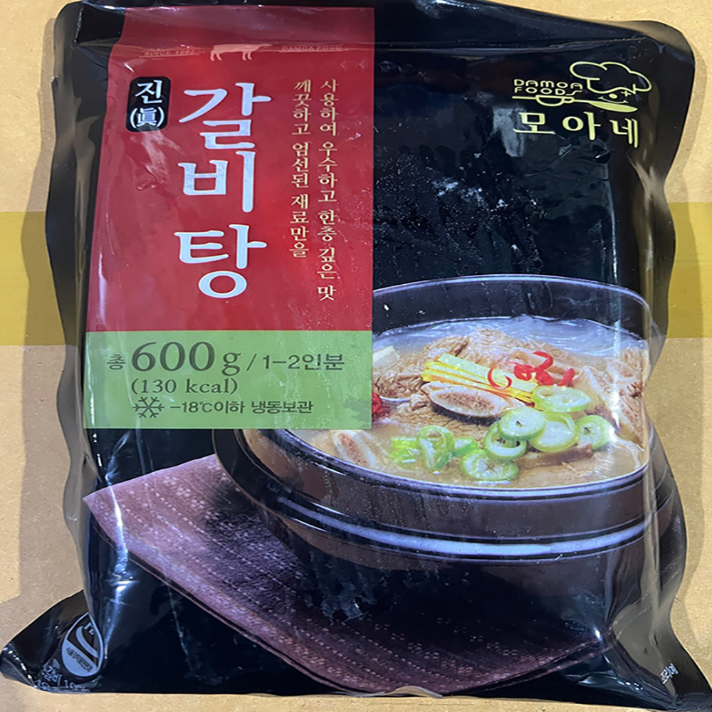 갈비탕모아네 냉동 600g X5 식품 즉석탕 즉석식품 탕류 안주 간편식 국 찌게 : tomoshop