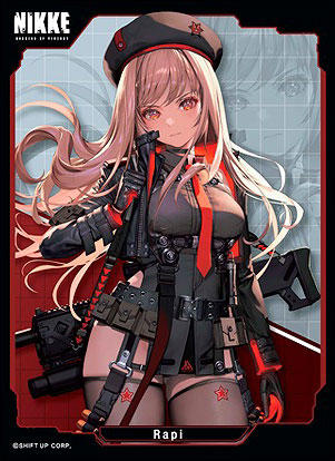 차라 케릭터  스텐다드 슬리브 승리의 여신 니케 카드 슬리브 - 라피 : TCG 킹덤