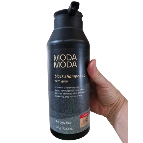 모다모다 3세대 제로 블랙10 염색샴푸 300g 일반샴푸, 탈모샴푸, 두피샴푸 저자극, 촉촉함(수분공급), 손상케어, 모발영양, 컬러유지 머릿결개선... 