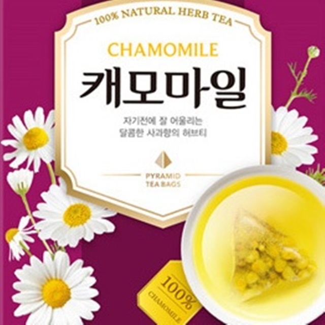 진한 사과향 맛있는 담터 캐모마일 허브차 삼각티백10X5 : 앙피니떼
