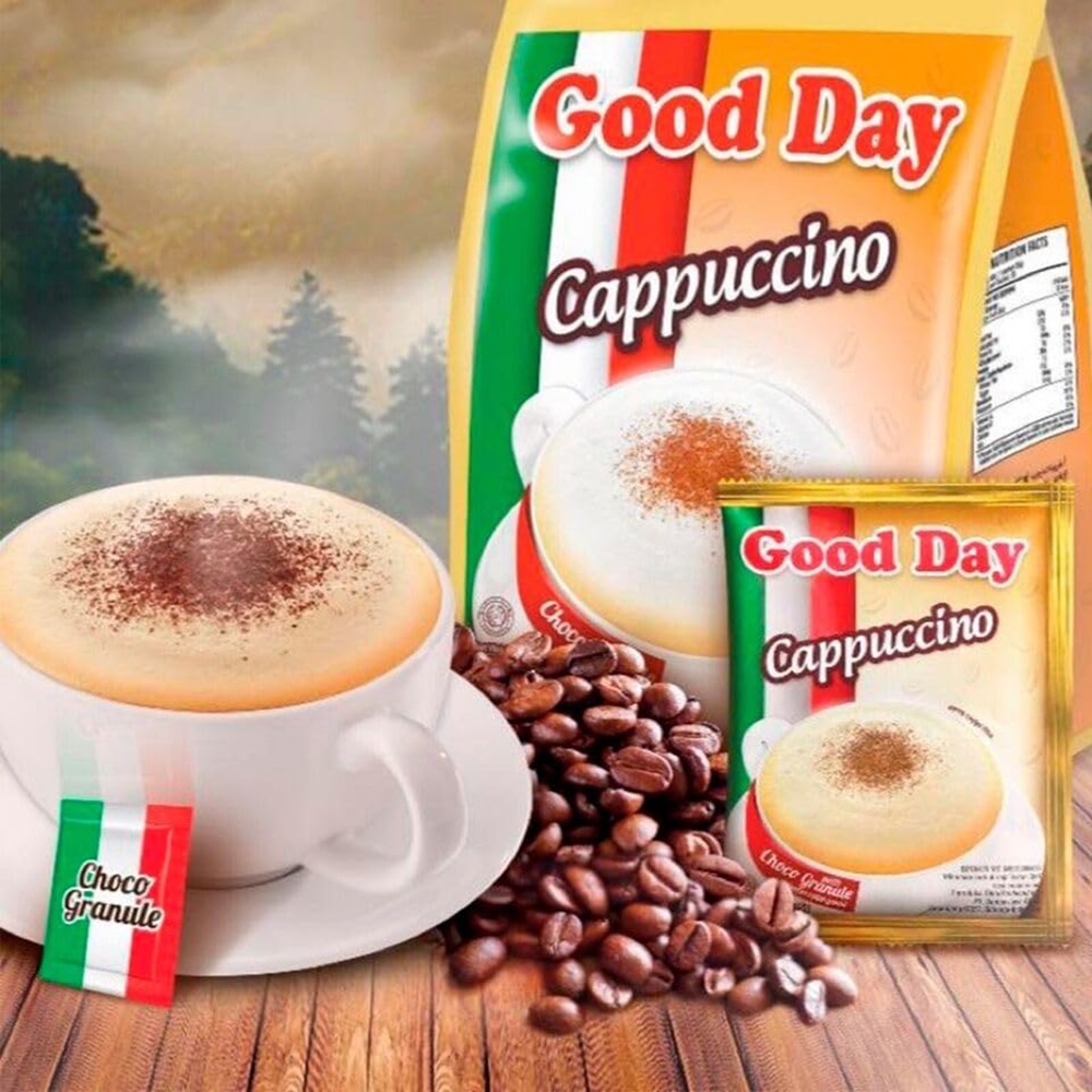 굿데이 카푸치노 25g x 10개입 인도네시아 커피 goodday cappuccino : 집에서쿡