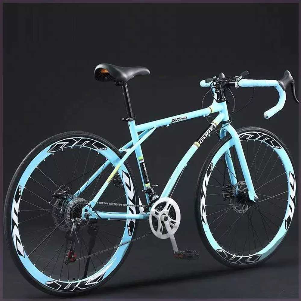 초등학생 로드자전거 중학생 사이클 라이딩 입문용 24단 화이트 : Lacombe store