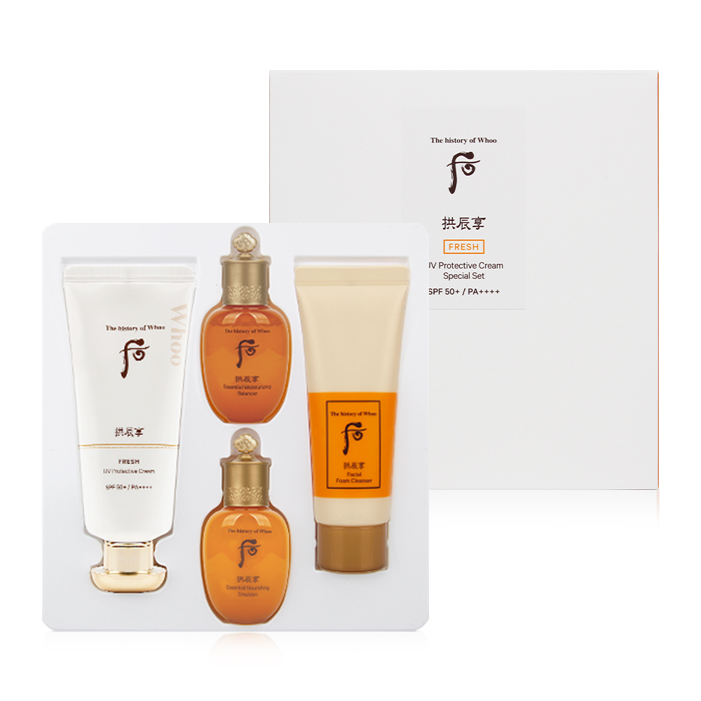 더 후 공진향 진해윤 프레쉬 선크림 60ml 기획 세트 : 레드밤
