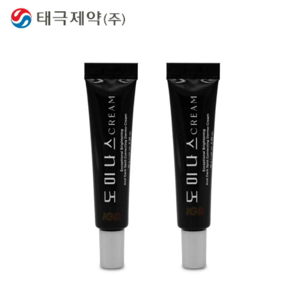 태극제약 도미나스 4X 크림 10g 2개 도미나 멜라논 트라넥 삼산 산삼 미백 크림 : YouNice