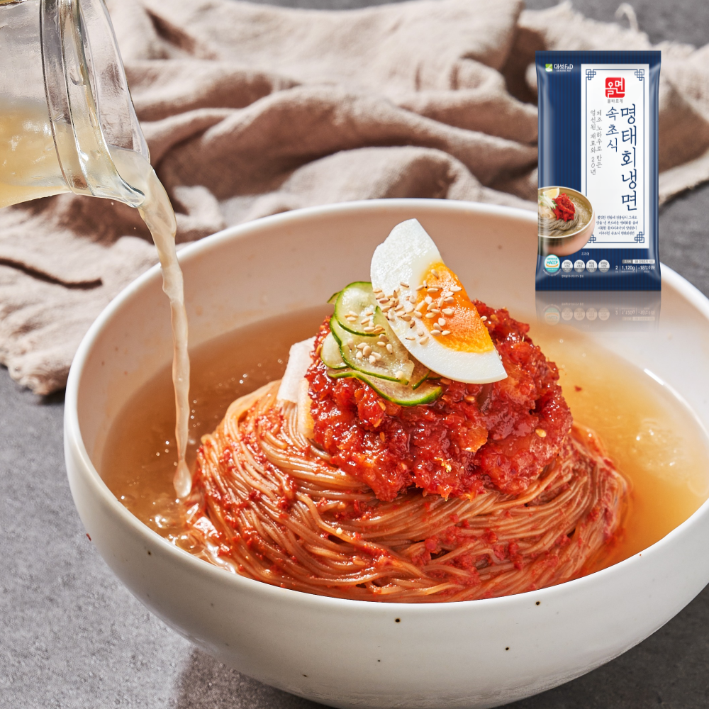 올면 속초식 명태회냉면 함흥 물냉면 비빔 : 올면