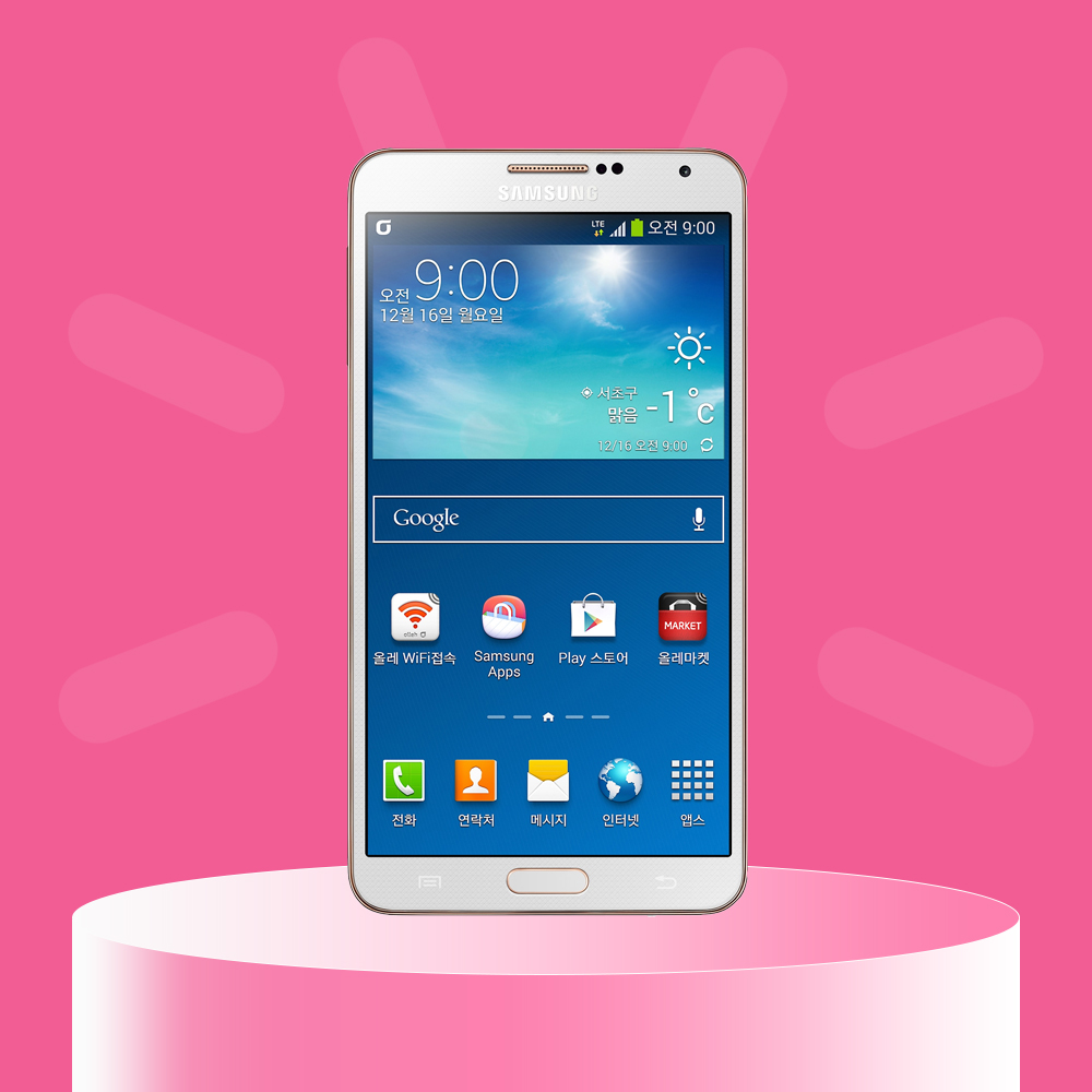 삼성 갤럭시 노트3 32GB 노트시리즈 중고폰 공기계 리퍼폰 SM-N900 B등급 : 블링폰