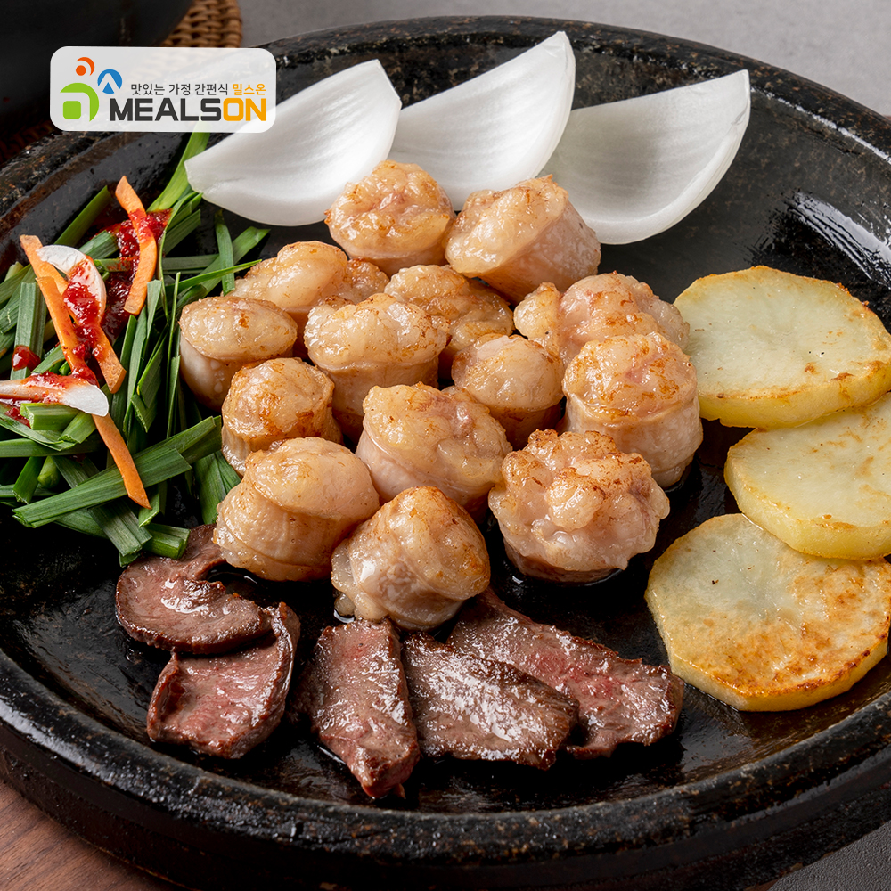밀스온 초벌 소곱창 소 막창 대창 염통 곱창 160g : 밀스온