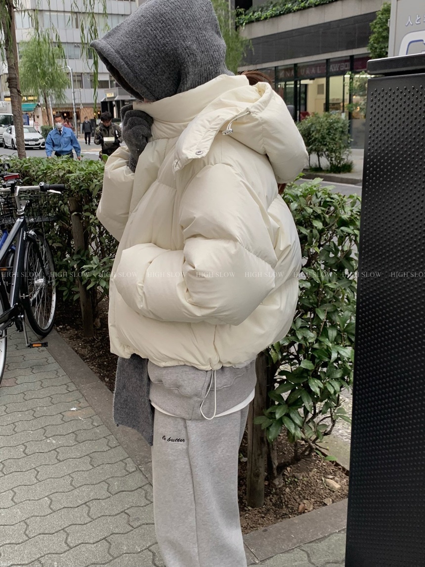 르버터 lebutter 버터 덕다운 후드 패딩 점퍼 : 하이슬로우
