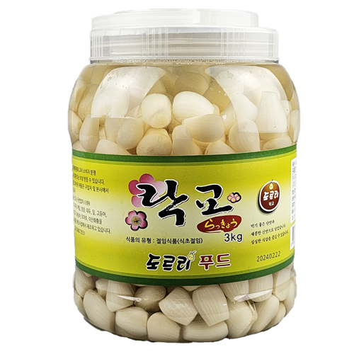 [무료배송] 도르리 3kg X 6입 1박스/냉장(아이스박스별도) : 동남식자재