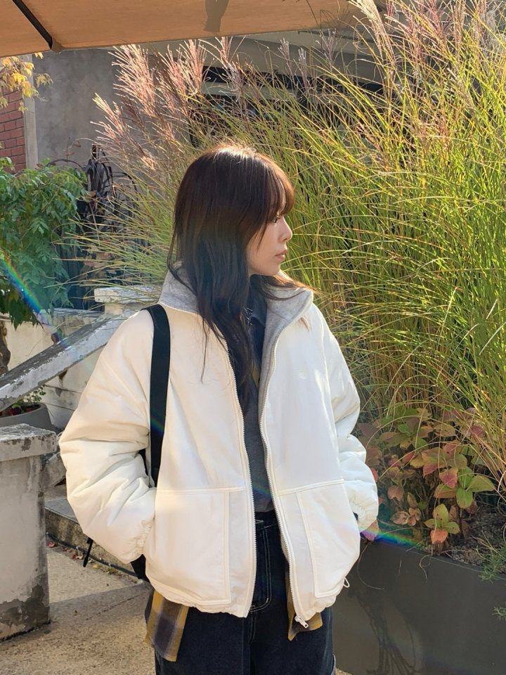 FW 베이킹파우더 나노 점퍼 하이넥 루즈핏점퍼   / 달리언니 : DALIUNNI