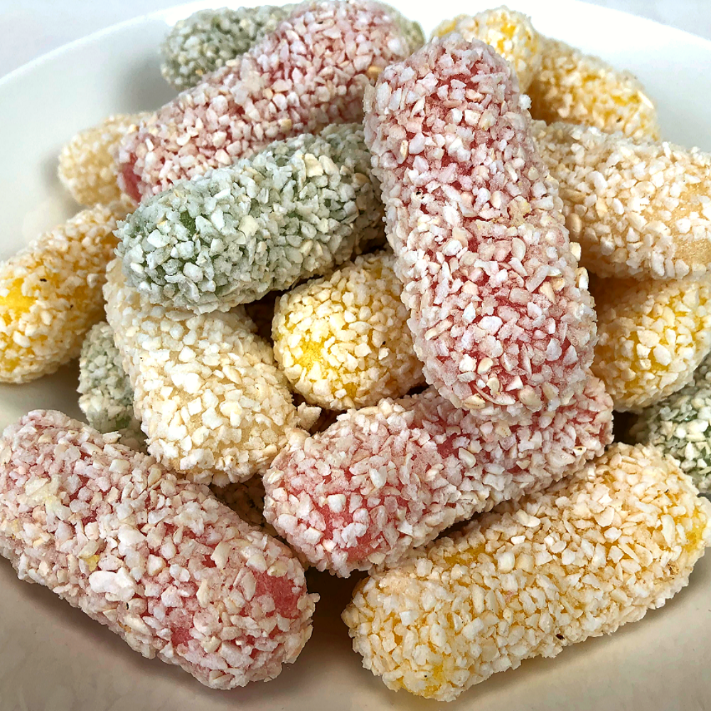 수제 색유과 270g 찹쌀유과 유과 한과 전통과자 : 송죽명과