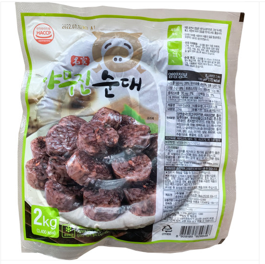 명가 야무진 순대 2kg /진성 찰순대 2kg (필수선택) : 오셈푸드