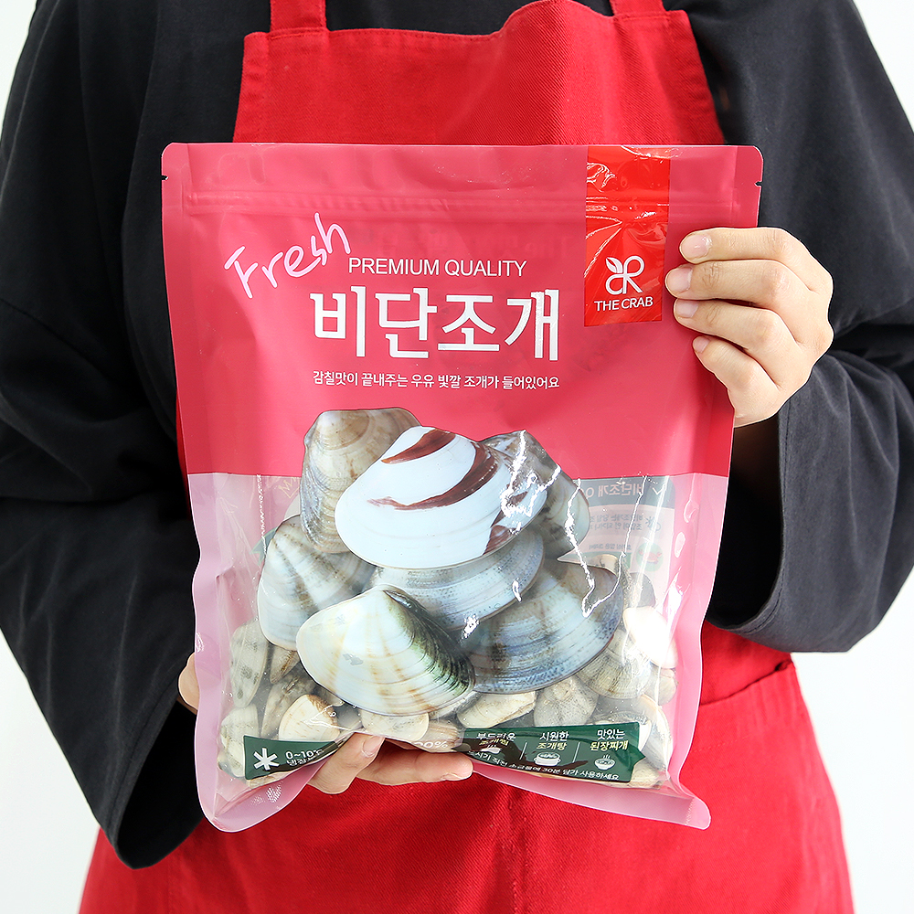 제철 동해안 비단조개 1kg 백합조개 째복 민들 캠핑 조개구이 : 더꽃게