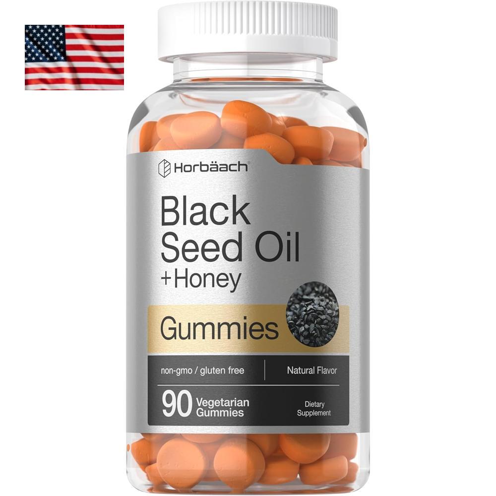 Horbaach Black seed Oil 호바흐 블랙 시드 오일 구미 젤리 90개 : 천국몰