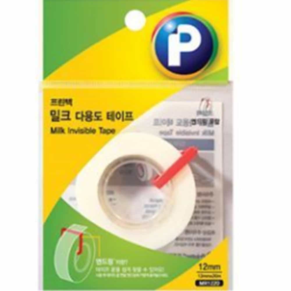 판다쇼핑몰 밀크테이프 리필 12mmx20m 다용도테이프 스카치테이프 : 판다쇼핑몰A