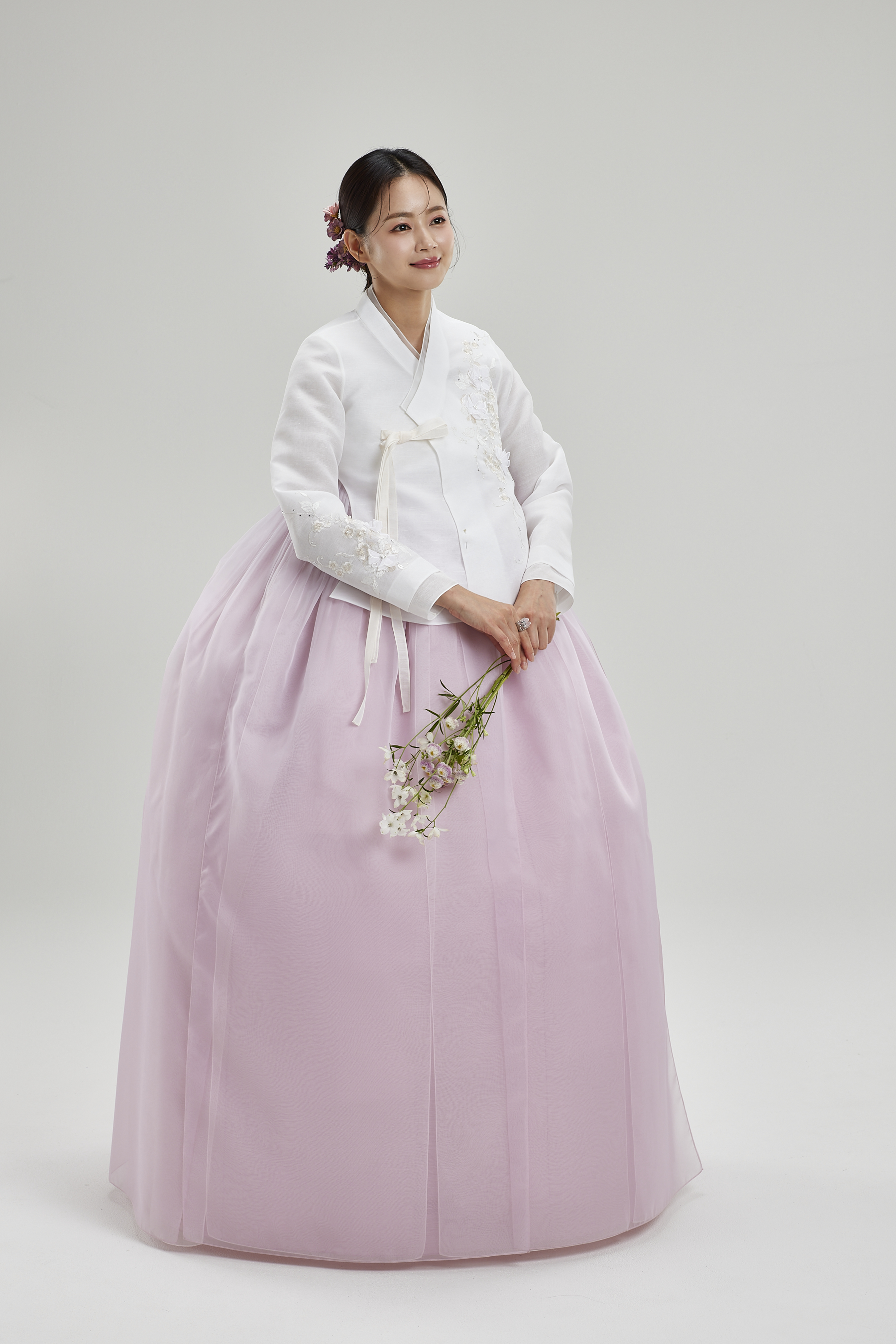 한복대여 329 신부 가족 혼주 하객 웨딩 결혼식 촬영 : 윤빔한복