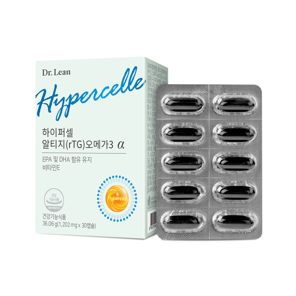 [3개월] 닥터린 송중기 하이퍼셀 알티지(rTG) 오메가3 알파 30캡슐, 3개 : 닥터린 공식스토어