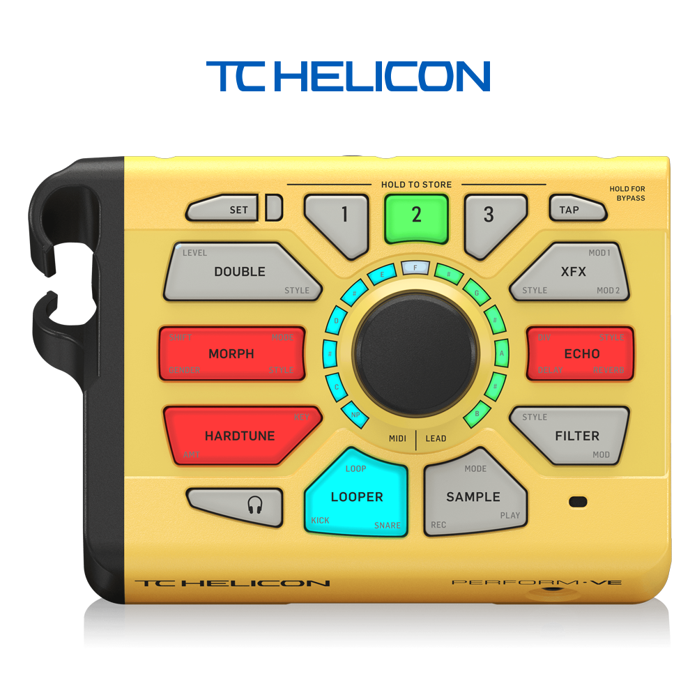 TC Helicon PERFORM-VE 헬리콘 전문용 보컬 샘플러 이펙터 멀티 프로세서 : 작곡가의 미디가게