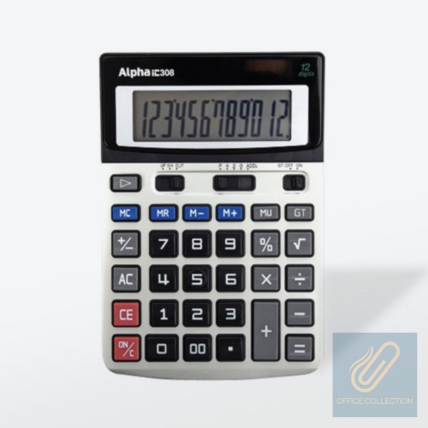 알파 계산기 IC-308 12단 : 오피스컬렉션