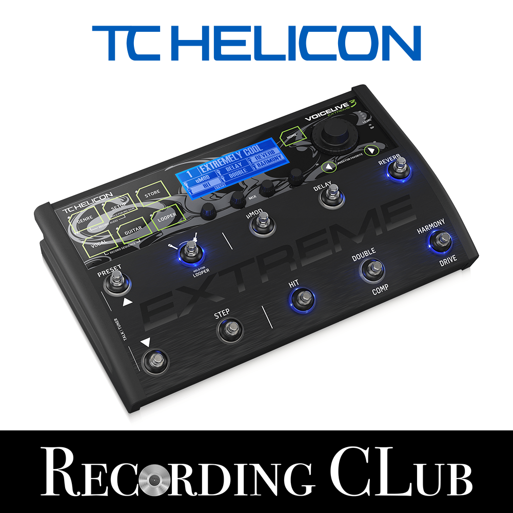 TC Helicon Voicelive 3 Extreme TC헬리콘 보이스라이브 보컬이펙터 : 레코딩클럽