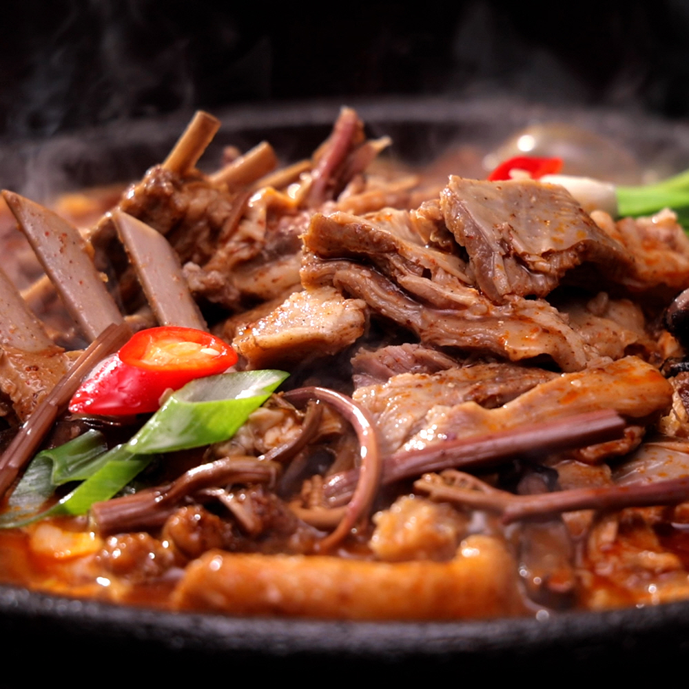 약초방 흑염소 갈비수육 전골 흑염소탕 염소탕 염소고기 보양식 1세트(2팩) : 케이제이통상