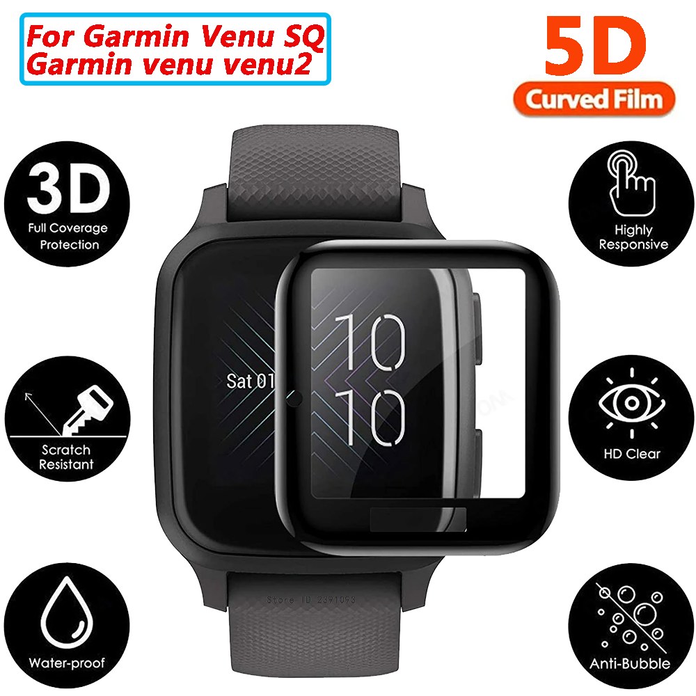 옷장정리함 필름 소프트 엣지 아님 venu2 유리 커버리지 & 풀 Venu 커브드 보호 SQ Garmin : 주이종합유통